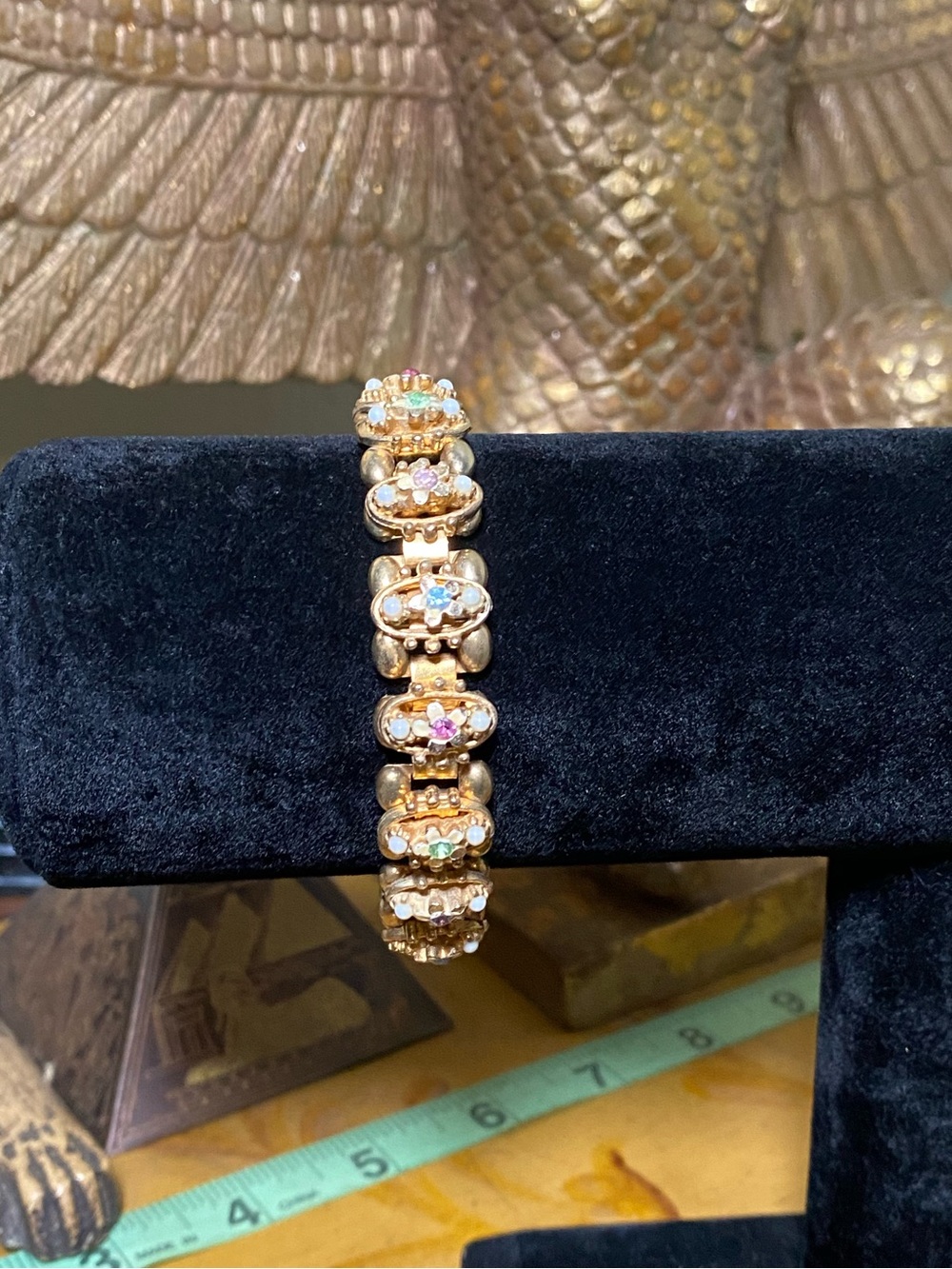 Vintage Crystal Floral Bracelet - Women Jewelry